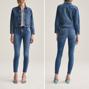 Agolde Sophie Mid Rise Ankle skinny jeans Tame size 24